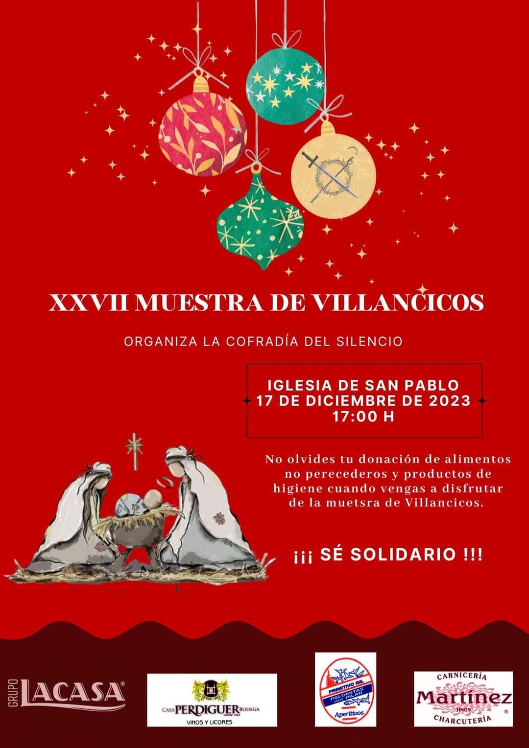 Cartel XXVII Muestra de villancicos